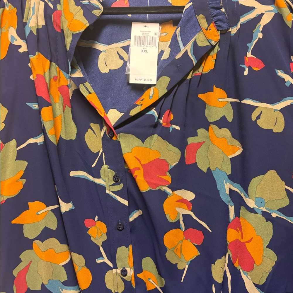 Ralph Lauren Blue Floral Men's Shirt